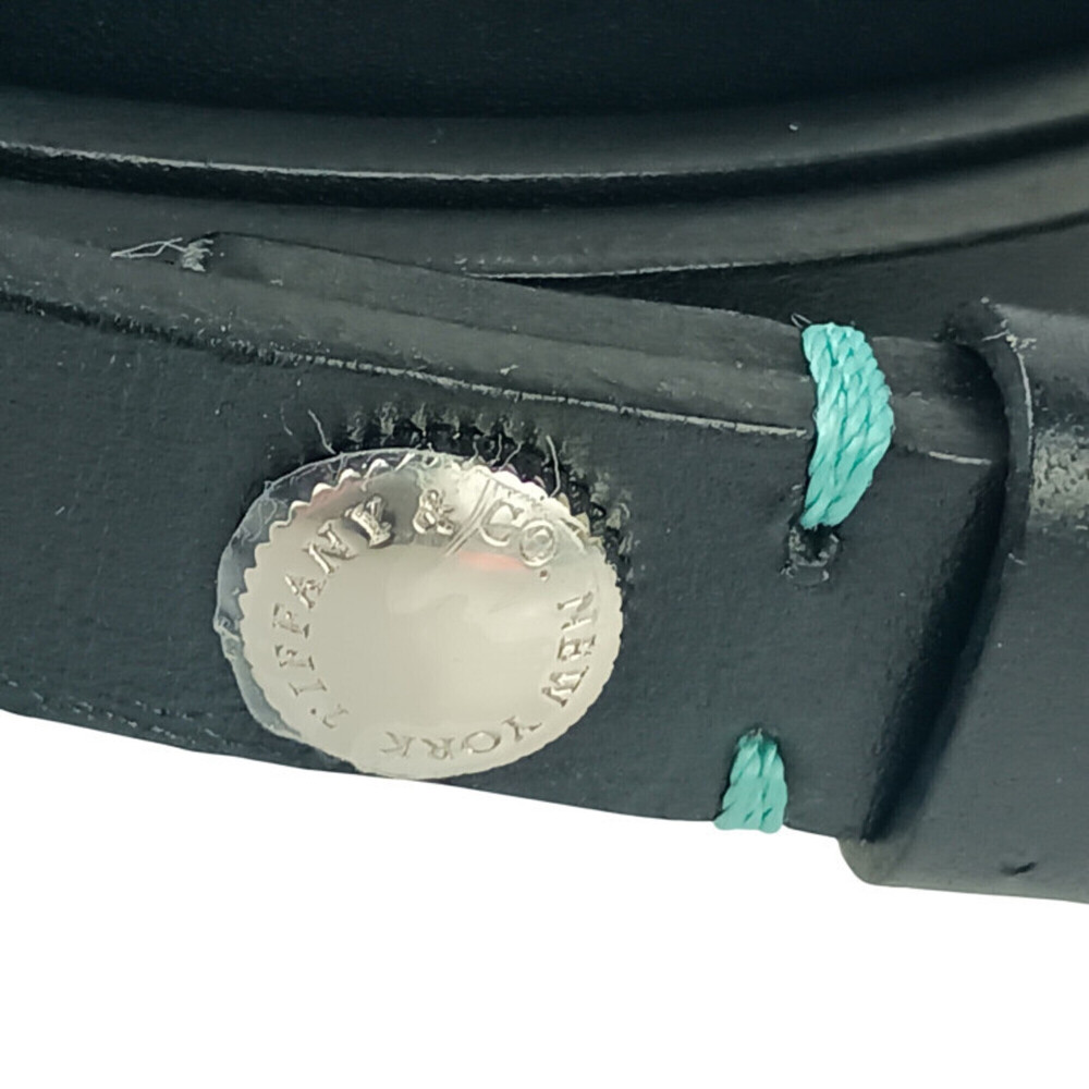 TIFFANY&Co. Dog Leash, Black Leather, Men's & Women's - Picture 3 of 5